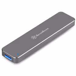 Silverstone MS09, SSD enclosure, M.2, Serial ATA, USB connectivity, Charcoal