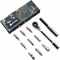 Granite Rocknroll Mini Ratchet Bike Tool Kit Bike Multitool Kit with 9 Tool Bits and Extension Rod Portable Bicycle Tool Ki ...