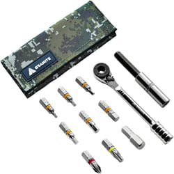 Granite Rocknroll Mini Ratchet Bike Tool Kit  Bike Multitool Kit with 9 Tool Bits and Extension Rod  Portable Bicycle Tool Kit for Mountain Bike  Road