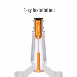 Granite Stash Multi-Tool Kit - Compact Bike Tools Stored Inside Steerer Tube  Tapered Steerer Model Orange