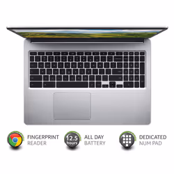 Acer Chromebook 315 CB315-3HT - (Intel Pentium N5000, 4GB, 64GB eMMC, 15.6 inch Full HD Touchscreen Display, Google Chrome, Silver)