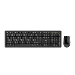 Genius Computer Technology Smart KM-8200 keyboard Mouse included Universal RF Wireless QWERTY English Black
