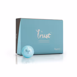 Trust Aurora Blue,Crystal Urethane Covered, Reactive Core, 3 Piece Golf Ball, Soft & Elasticity Feel, Distance with Greenside ...