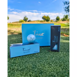 Trust Aurora Blue,Crystal Urethane Covered, Reactive Core, 3 Piece Golf Ball, Soft & Elasticity Feel, Distance with Greenside Control (One Dozen)