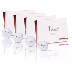 Trust Bison X Power Urethane Golf Ball. 2024 K9 Model, for swing Speed over 105 MPH, Soft Feeling, White (4 Dozen Set)