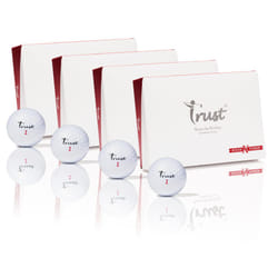 Trust Bison X Power Urethane Golf Ball. 2024 K9 Model, for swing Speed over 105 MPH, Soft Feeling, White (4 Dozen Set)