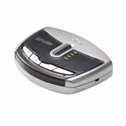 ATEN US421A, Black, Silver