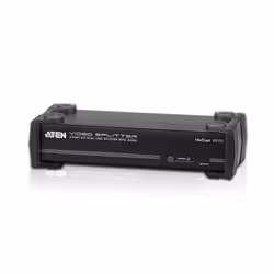 ATEN VS172-A7-G, DVI, 2x DVI-D, 2560 x 1600 pixels, Black, Metal, 5 m