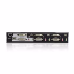 ATEN 2-Port USB DVI Dual-View KVM Switch with Audio & USB 2.0 Hub (KVM cables included)