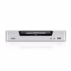 ATEN 2-Port USB DVI Dual-View KVM Switch with Audio & USB 2.0 Hub (KVM cables included)