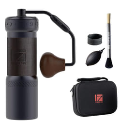 1Zpresso K-Ultra Manual Coffee Grinder Iron Gray with Carrying Case, Assembly Consistency Grind Stainless Steel Conical Burr, Foldable Handle