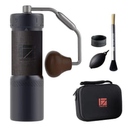 1Zpresso J-Ultra Manual Coffee Grinder Iron Gray, Conical Burr, Foldable Handle, 40g Magnet Catch Cup, Numerical Adjustable Finely Setting