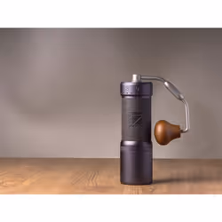 1Zpresso J-Ultra Manual Coffee Grinder Iron Gray, Conical Burr, Foldable Handle, 40g Magnet Catch Cup, Numerical Adjustable Finely Setting