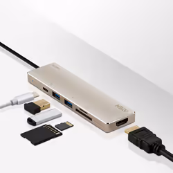 ATEN USB-C Multiport Mini Dock with Power Pass-Through - Additional view 4