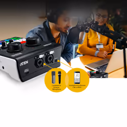 ATEN Podcast AI Audio Mixer | MicLIVE 6-CH - Additional view 5