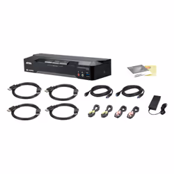 ATEN 2-Port 4K DisplayPort Dual Display Mini-Matrix Boundless KVM Switch - Additional view 4