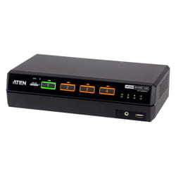 ATEN 4-Port USB 5K DisplayPort/HDMI Dual Display Universal Secure KVM Switch with Card Reader (PSD PP V4.0 Compliant)