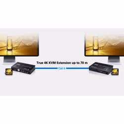 ATEN USB True 4K HDMI Cat 6 KVM Extender (4K @ 70 m / FHD @ 100 m) - Additional view 7