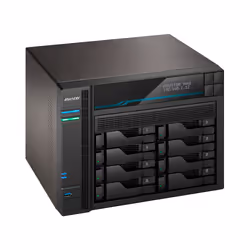 Asustor Lockerstor 10 AS6510T NAS Tower Intel Atom® C3538 8 GB DDR4 0 TB ADM Black - Additional view 5