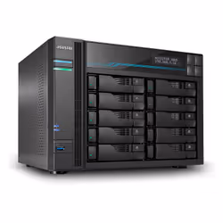Asustor AS7110T, NAS, Desktop, Intel® Xeon®, 8 GB, DDR4, 180 TB