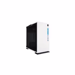 In Win 301, Mini Tower, PC, White, micro ATX, Mini-ATX, SECC, Tempered glass, Gaming
