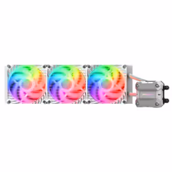 COUGAR Gaming CGR-PSDUTRGB-W-360, All-in-one liquid cooler, 12 cm, 500 RPM, 2200 RPM, White