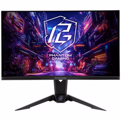 Asrock PGO27QFV, 68.6 cm (27"), 2560 x 1440 pixels, Quad HD, QD-OLED, 0.03 ms, Black