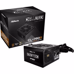 Asrock Challenger CL-750B, 750 W, Over current, Over voltage, Overheating, Overload, Short circuit, Under voltage, 20+4 pin A ...