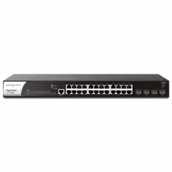 DrayTek VigorSwitch G2282x L2+ Managed 24-Port Gigabit Switch with 4 x 10GbE SFP+ Ports and Power Backup Input - Additional view 4