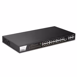 DrayTek PQ2300XB Managed L2+ 2.5G Ethernet (100/1000/2500) Power over Ethernet (PoE) 1U Black - Additional view 4