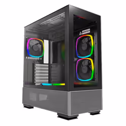 Montech SKY TWO, Midi Tower, PC, Black, ATX, micro ATX, Mini-ITX, Gaming, Blue, Green, Red