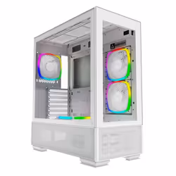 Montech SKY TWO, Midi Tower, PC, White, ATX, micro ATX, Gaming, Multi