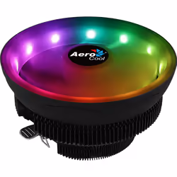 Aerocool Core Plus, Cooler, 13.6 cm, 600 RPM, 1800 RPM, Black, White