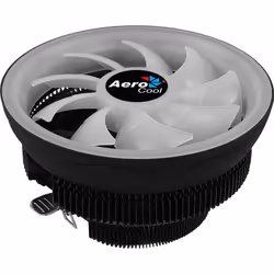 Aerocool Core Plus Processor Cooler 13.6 cm Black, White