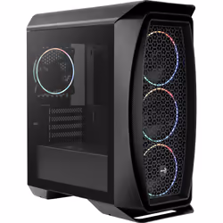 Aerocool Aero One Mini Eclipse, Mini Tower, PC, Black, micro ATX, Mini-ITX, Acrylonitrile butadiene styrene (ABS), SPCC, Blue ...