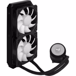 Aerocool MIRAGEL240 CPU Liquid Cooled 2x 12cm ARGB Fan TDP 400W Black - Additional view 5