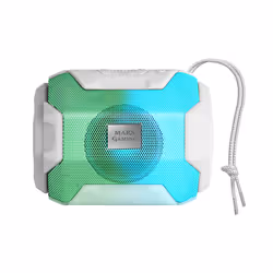 Mars Gaming MSBAXW, Bluetooth Speaker Compact White