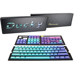 108 Key ABS Double Shot SA Keycap Set - Azure (Hardcap/Ducky)