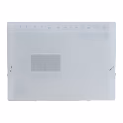 Liderpapel FU09, Envelope folder, A4, Polypropylene (PP), Transparent, Matt, Elastic band