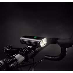 Lezyne Macro Drive 1400+ Bicycle Front Light, 1400 Lumens, White LED, Road, Mountain, Gravel Bike, USB-C Rechargeable