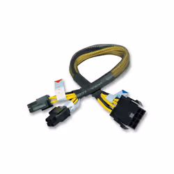 AKASA - 8 Pin Male to 8 Pin Female (2x4) PSU Extension Lead, 300mm