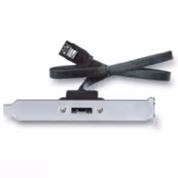 Akasa eSATA PCI Backplate adapter, 0.45 m, SATA 7-pin, eSATA