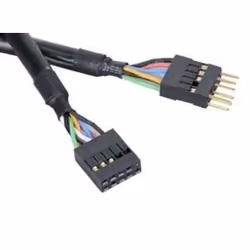 Akasa EXUSBI-40, 0.4 m, USB 2.0, Male, Female