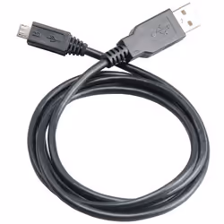 Akasa USB Micro-B cable, 1 m, USB A, Micro-USB B, Male/Male, 0.48 Gbit/s, Black