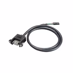 Akasa AK-CBUB06-60BK, 0.6 m, USB A, Female, Female