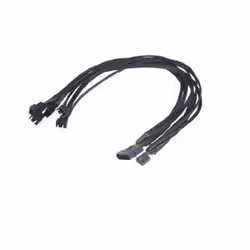 Akasa FLEXA FP5, 0.45 m, Molex (4-pin), Male, Black