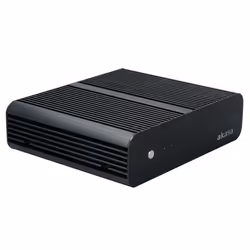 Akasa Euler, Small Form Factor (SFF), PC, Black, Mini-ITX, Aluminium, 120 W