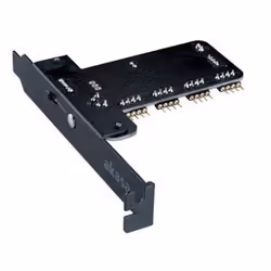 Akasa Vegas Control Card, PCIe, Black, PC, SATA, 12V, 1A, Black