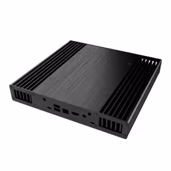 Akasa Plato X7, Small Form Factor (SFF), PC, Black, UCFF, Aluminium, 2.5"