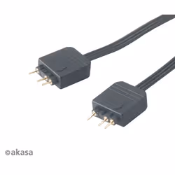 Akasa AK-CBLD08-12BK signal cable 0.12 m Black